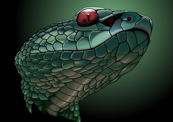 illustration of a snake