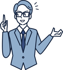 講師や専門家などの業務をこなすビジネスパーソン