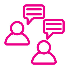 customer support gradient icon