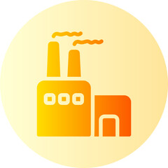 factory gradient icon