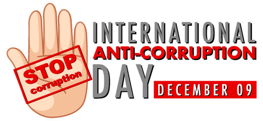 International Anti corruption day poster design