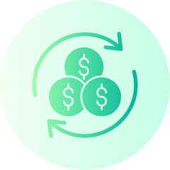 Revenue gradient icon