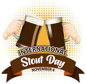 International Stout Day Poster Design