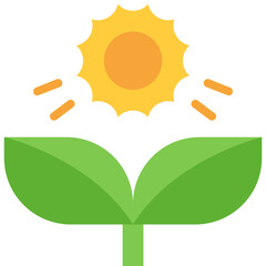 photosynthesis flat icon