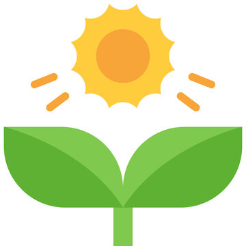 Photosynthesis Flat Icon