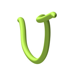 Isolated Alphabet Letter