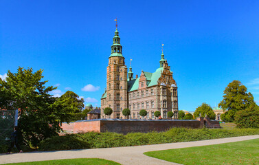 Rosenborg Castle in Copenhagen / Denmark