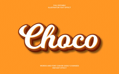 Choco Text Effect