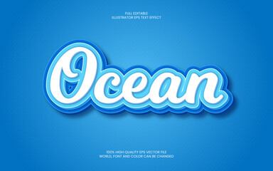 Ocean Text Effect
