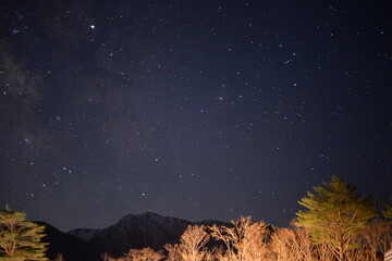 会津の星の夜景