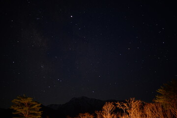 会津の星の夜景