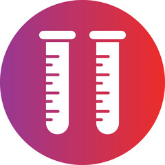 Test Tubes Icon Style