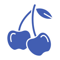 Cherry Multicolor Glyph Icon