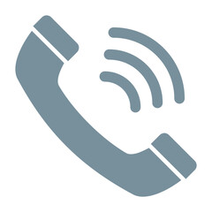 Phone Ringing Multicolor Glyph Icon