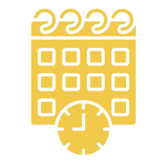 Appointment Multicolor Glyph Icon