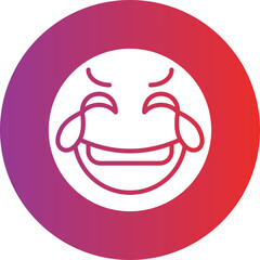 Obraz premium Laughing Icon Style