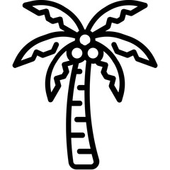 coconut tree icon