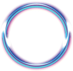 Shining circle frame Transparent Background