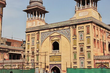 Wazir Khan Mosque in Lahore, Punjab province, Pakistan