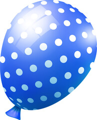 Realistic red balloons for party event design