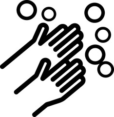 virus flat icon  vector hand drawn