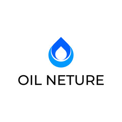 oil nature logo design concept