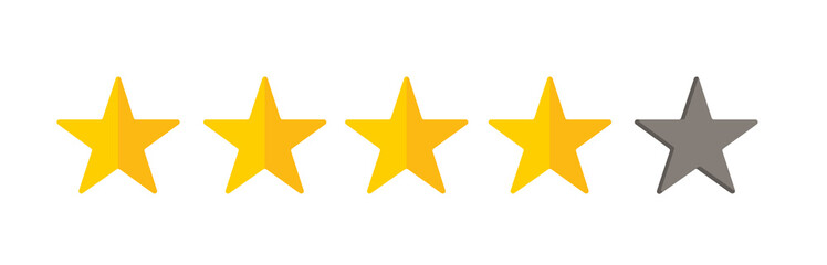 stars customer reviews illustration
