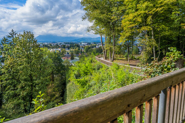 Blick vom Mönchsberg Richtung Staufen