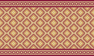 Geometric ethnic pattern for background,fabric,wrapping,clothing,wallpaper,Batik,carpet,embroidery style.