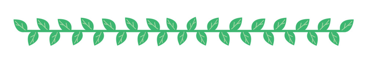 simple leaf banner vector illustration	
