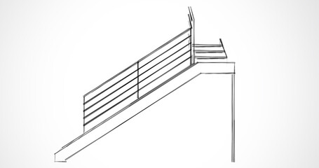concept stairs sketch 