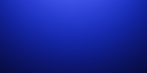Fototapeta premium Blue solid blank background with gradient lighting effect, single color backdrop or wallpaper with copy space for text