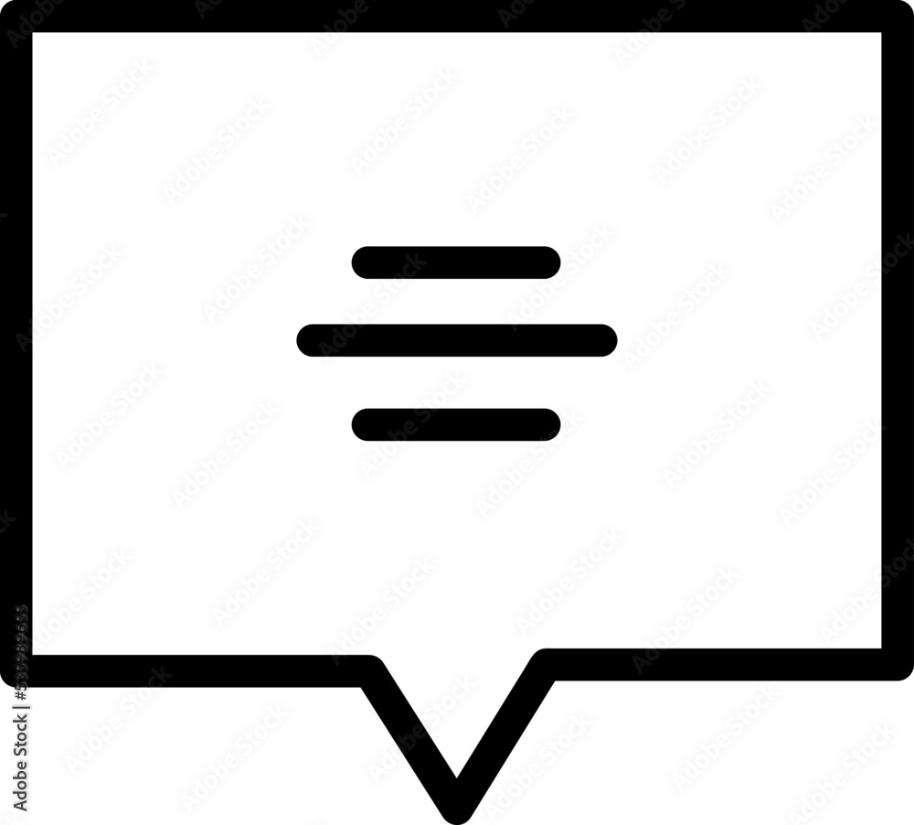 Poster speech bubbles icon flat icon. single high quality outline symbol of info for web design or mobile a