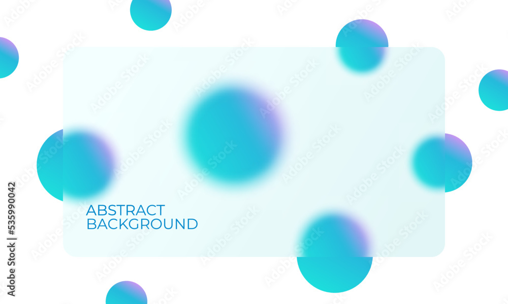 Poster abstract minimalistic background in creative glassmorphism style. light backdrop with 3d colorful gr