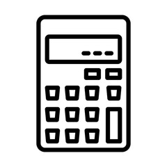 Get a glimpse of calculator line icon 