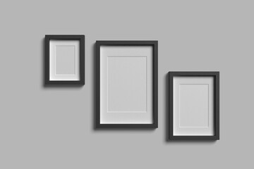 frames on wall