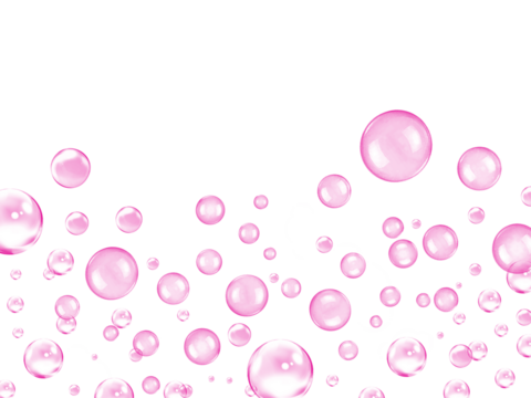 Purple bubbles on a white background with illustrative concepts in beverage ads and digital design media. copy space,banner,website