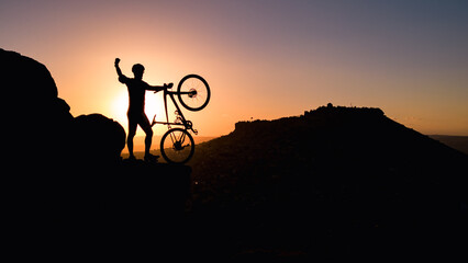 crazy biker evening tour ; reach the top of the mountains and have a successful ride