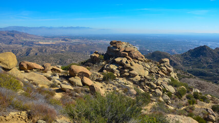 Sandstone Rock Formations at Rocky Peak, Simi Hills, California