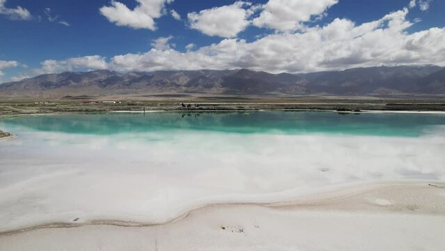aerial view of beautiful landscape of yadan landform in gansu province
