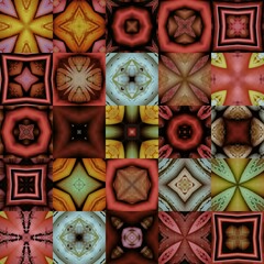 pattern and design inspired by an arrangement of colourful macaroons