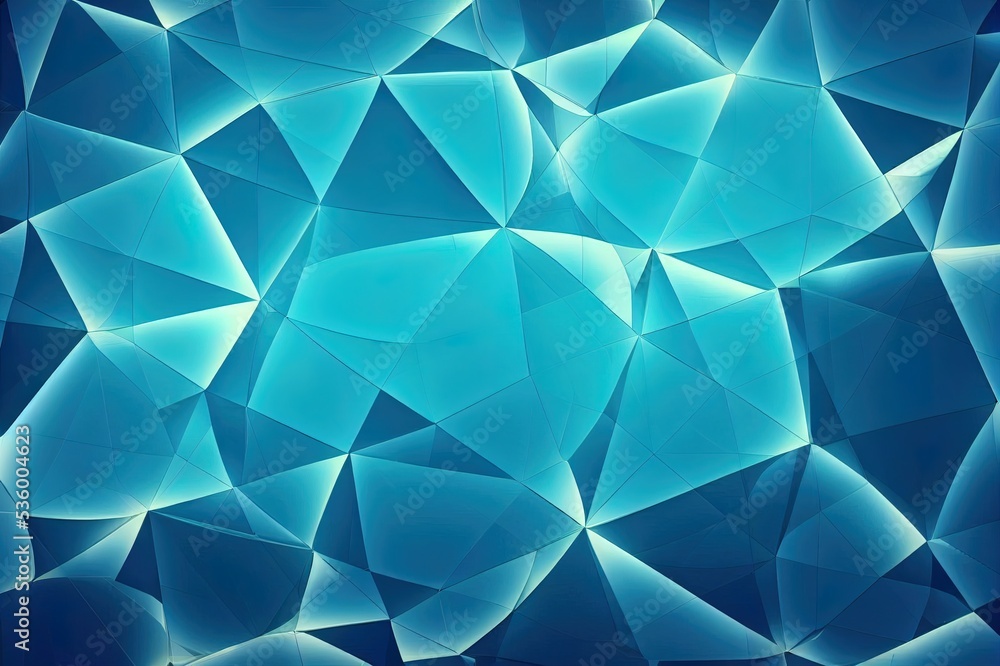 Poster abstract blue polygon tech network with connect technology background. abstract dots and lines textu