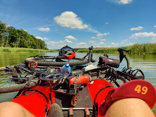 Bikerafting - rzeka Obra © Grzegorz