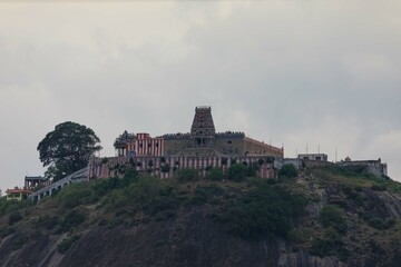 Fototapeta na wymiar Thirumalai Murugan Temple-Tenkasi-Tamilnadu - Mountain temple