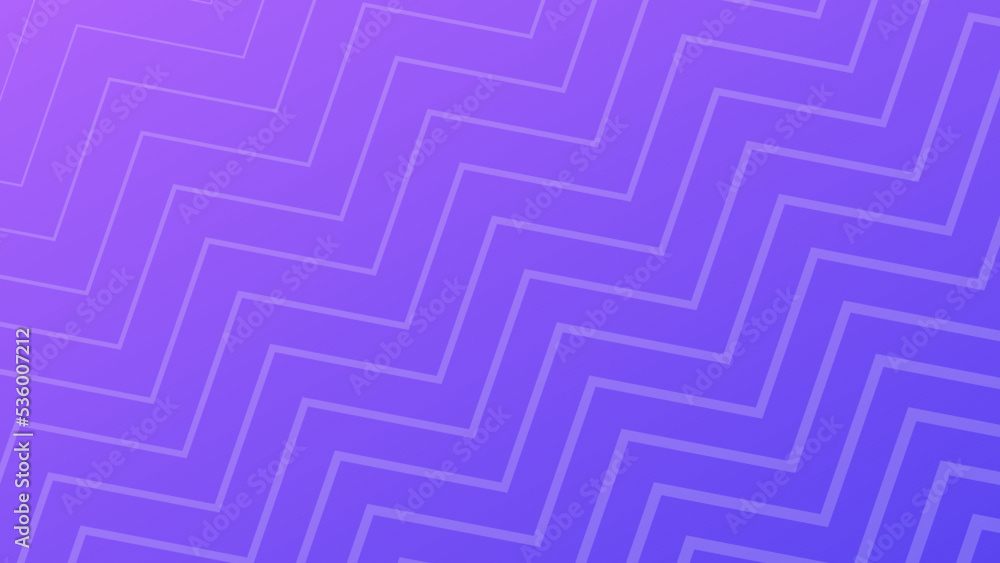 Poster modern colorful gradient background with zig zag lines