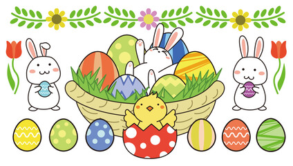 イースター　イラスト