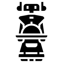Robot icon symbol element