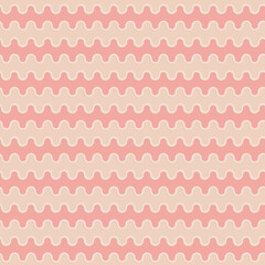 Pink beige embossed pattern in arabic style, oriental ornate seamless pattern vector illustration