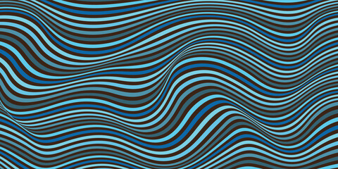 Colorful modern abstract line wave background