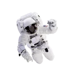 Fototapeten Astronaut, der im Weltraum schwebt, isoliert auf transparentem Hintergrund - Elemente dieses Bildes werden von der NASA bereitgestellt © Delphotostock